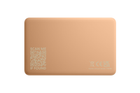 A back-facing image of a Life360 Tile Slim - Clay