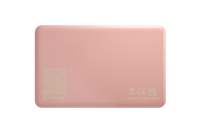 A back-facing image of a Life360 Tile Slim - Blush