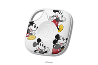 An angled profile image of a Life360 Tile - Mickey Mouse