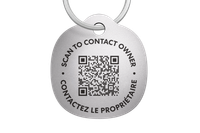Image of the back of the Life360Pet Tag