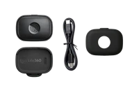 Image of Black Life360 Pet GPS, Adventure Sleeve, USB-C cord and Collar Mount