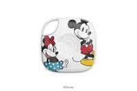 A front-facing image of a Life360 Tile - Mickey Mouse and Minnie Mouse