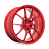 Niche KANAN 20x9.5 20MM 5x112 BRUSHED CANDY RED T1132095F8+20