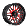 Fuel Offroad IGNITE 20x10 -19MM 6x139.7 GLOSS BLACK RED TINTED CLEAR D66320008446