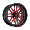 Fuel Offroad IGNITE 20x9 19MM 6x139.7 GLOSS BLACK RED TINTED CLEAR D66320908457