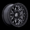 Fuel Offroad RINCON 18x9 -12MM 5x127 GLOSS BLACK MILLED FC857BE18905012N