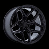 Fuel Offroad FLUX 22x10 -18MM 6x139.7 GLOSS BLACK FC854BX22106818N