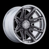 Fuel Offroad BRAWL 20x10 -18MM 6x135 PLATINUM W/ CHROME LIP FC401AP20106318N