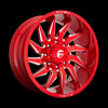 Fuel Offroad SABER 20x9 1MM 5x127 CANDY RED MILLED D74520907550
