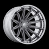 Fuel Offroad BURN 22x12 -44MM 6x139.7 PLATINUM W/ CHROME LIP FC403AP22126844N