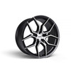 3sdm FF 0.50 20x10.5 35MM 5x112 Matte Black / brushed face face 0.50:S20155112BH05035