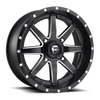 Fuel Utv MAVERICK 18x7 13MM 4x156 MATTE BLACK MILLED D5381870A544