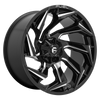 Fuel Utv REACTION 18x7 13MM 4x156 GLOSS BLACK MILLED D7531870A544