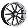 Us Mag RAMBLER 20x8 1MM 5x120.65 GLOSS BLACK MILLED U11720806145