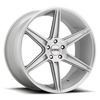 Kmc KM711 PRISM 20x10.5 35MM 5x112 BRUSHED SILVER KM71120557435