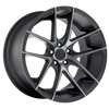 Niche TARGA 18x8 40MM 5x100 MATTE BLACK DOUBLE DARK TINT M130188080+40