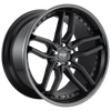 Niche METHOS 19x8.5 35MM 5x114.3 GLOSS BLACK MATTE BLACK M194198565+35