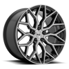 Niche MAZZANTI 19x8.5 25MM 5x114.3 GLOSS BLACK BRUSHED FACE M262198565+25