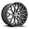 Niche MAZZANTI 19x8.5 25MM 5x114.3 GLOSS BLACK BRUSHED FACE M262198565+25