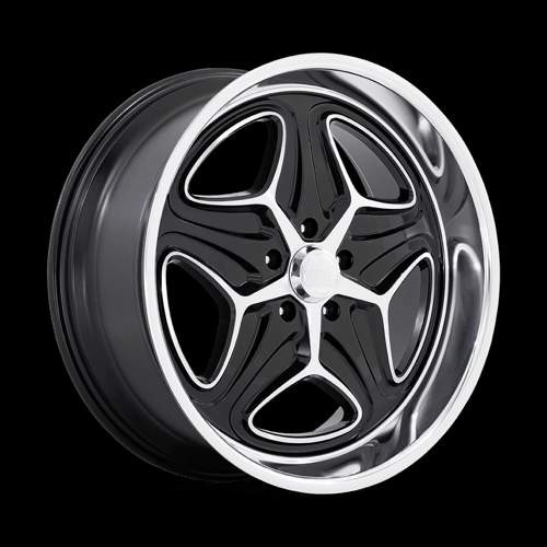 Foose MERLOT 22x9 15MM 5x120.65 GLOSS BLACK MACHINED F17122906155