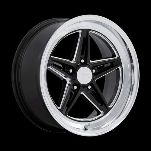 American Racing VN514 GROOVE 18x10 12MM 5x127 GLOSS BLACK W/ DIAMOND CUT LIP VN514BE18105012