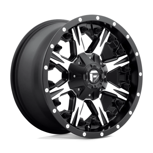 Fuel Offroad NUTZ 20x10 -12MM 8x180 MATTE BLACK MACHINED D54120001850