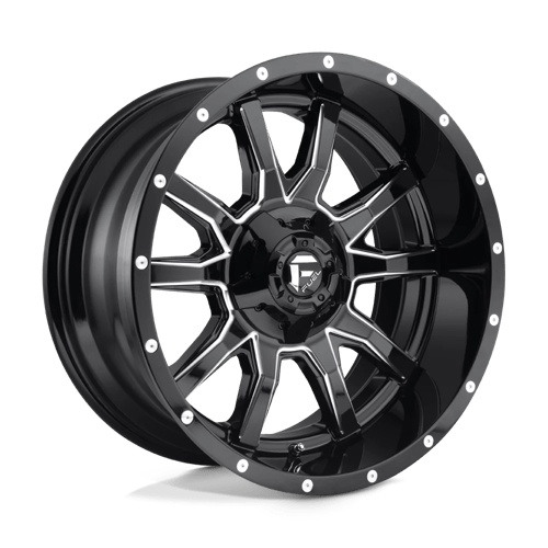 Fuel Offroad VANDAL 20x10 -19MM 6x135/6x139.7 GLOSS BLACK MILLED D62720009846