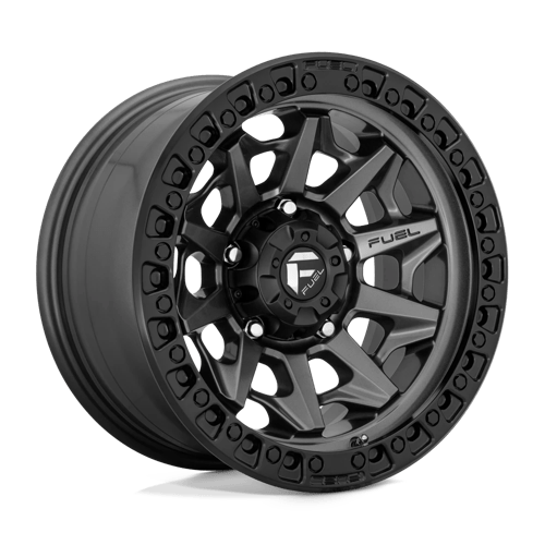 Fuel Offroad COVERT 17x9 1MM 6x135 MATTE GUN METAL BLACK BEAD RING D71617908950