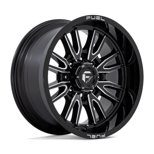 Fuel Offroad CLASH 20x10 -18MM 8x170 GLOSS BLACK MILLED D76120001747