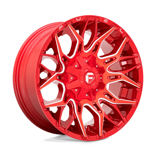 Fuel Offroad TWITCH 20x10 -18MM 8x165.1 CANDY RED MILLED D77120008247