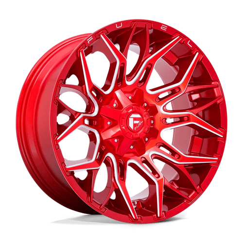 Fuel Offroad TWITCH 22x10 -18MM 8x170 CANDY RED MILLED D77122001747