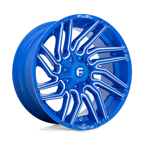 Fuel Offroad TYPHOON 22x10 -18MM 8x170 ANODIZED BLUE MILLED D77422001747