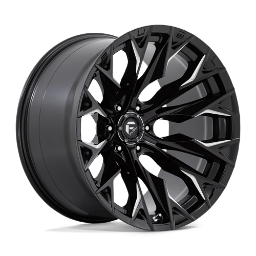 Fuel Offroad FLAME 22x12 -44MM 6x139.7 GLOSS BLACK MILLED D80322208447