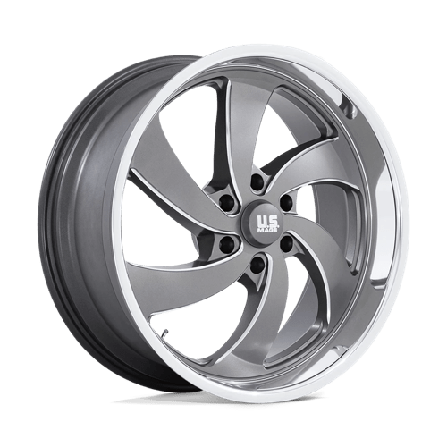 Us Mag DESPERADO 22x10 25MM 6x139.7 ANTHRACITE MILLED DIAMOND CUT LIP U133220077+25L