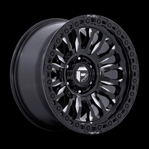 Fuel Offroad RINCON 18x9 1MM 5x127 GLOSS BLACK MILLED FC857BE18905001