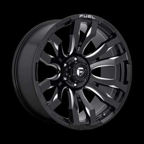 Fuel Offroad BLITZ 18x9 20MM 8x170 GLOSS BLACK MILLED D67318901757