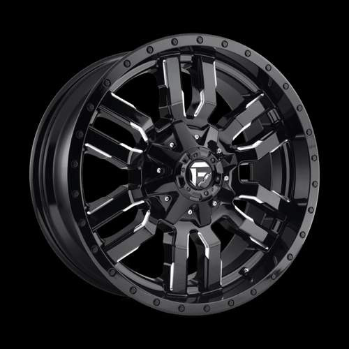 Fuel Offroad SLEDGE 20x9 1MM 5x114.3/5x127 GLOSS BLACK MILLED D59520902650