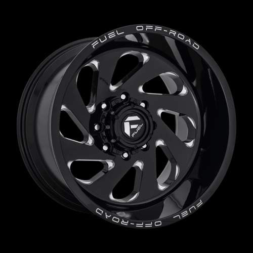 Fuel Offroad VORTEX 20x12 -44MM 8x170 GLOSS BLACK MILLED D63720201747