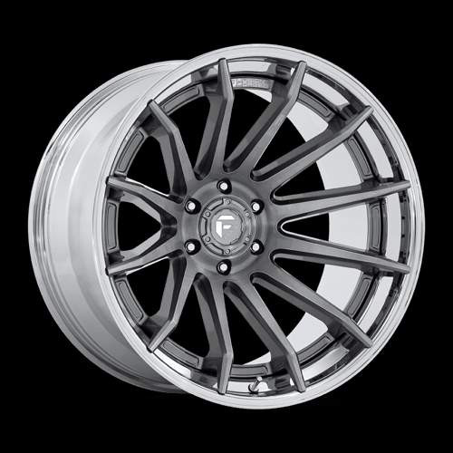 Fuel Offroad BURN 24x12 -44MM 6x139.7 PLATINUM W/ CHROME LIP FC403AP24126844N