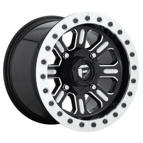 Fuel Utv HARDLINE,BEADLOCK 15x10 25MM 4x156 GLOSS BLACK MILLED D9101500A564