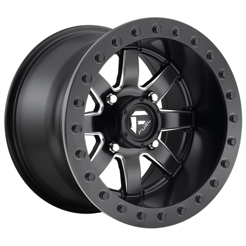 Fuel Utv MAVERICK,BEADLOCK 14x8 0MM 4x137 MATTE BLACK D9281480A645