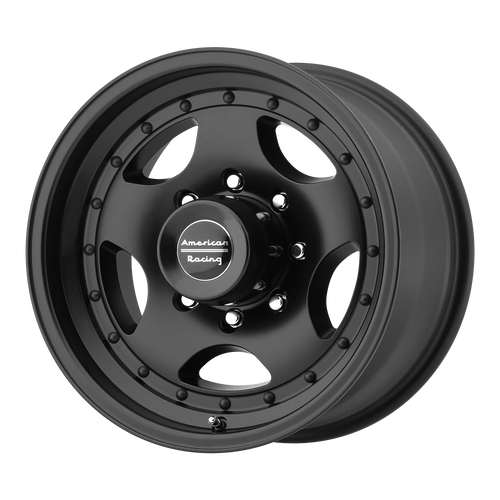 American Racing AR23 15x10 -44MM 5x127 SATIN BLACK W/ CLEAR COAT AR235173B