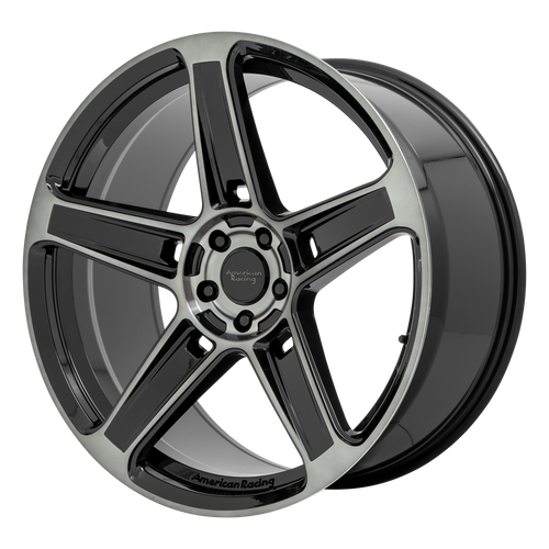 American Racing AR936 20x10.5 22MM 5x115 GLOSS BLACK W/ GRAY TINT AR93620515322