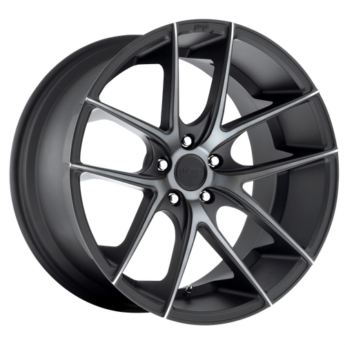 Niche TARGA 18x8 42MM 5x112 MATTE BLACK DOUBLE DARK TINT M1301880F8+42