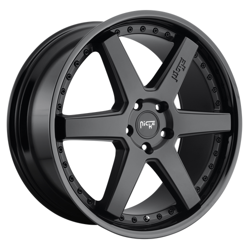 Niche ALTAIR 19x8.5 42MM 5x112 GLOSS BLACK MATTE BLACK M1921985F8+42