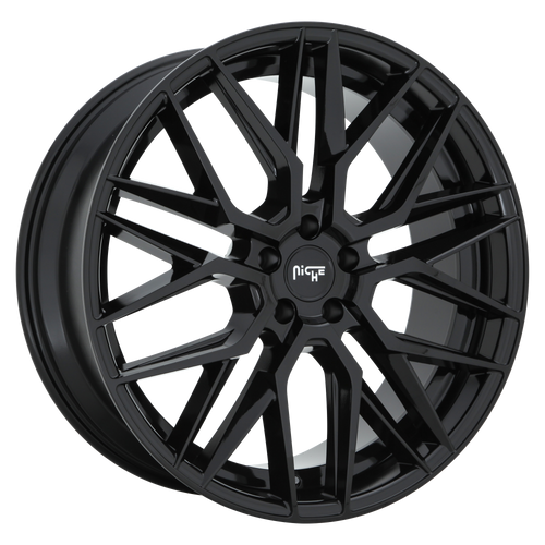 Niche GAMMA 19x8.5 42MM 5x112 GLOSS BLACK M2241985F8+42