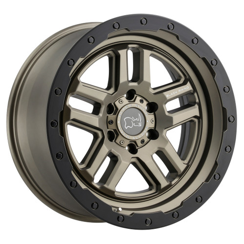 Black Rhino BARSTOW 20x9.5 -18MM 6x139.7 MATTE BRONZE W/ MATTE BLACK RING 2095BTW-86140Z12