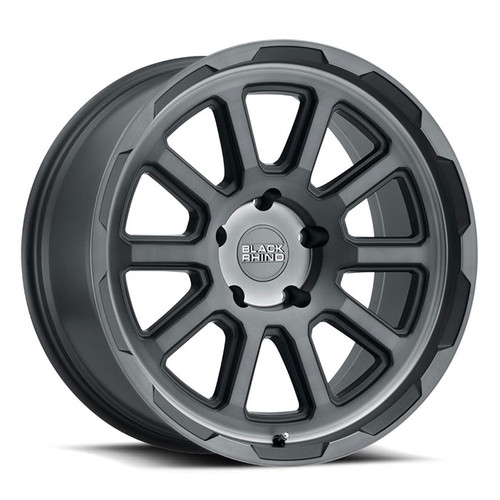 Black Rhino CHASE 17x8 10MM 5x114.3 BRUSHED GUNMETAL 1780CHS105114G76