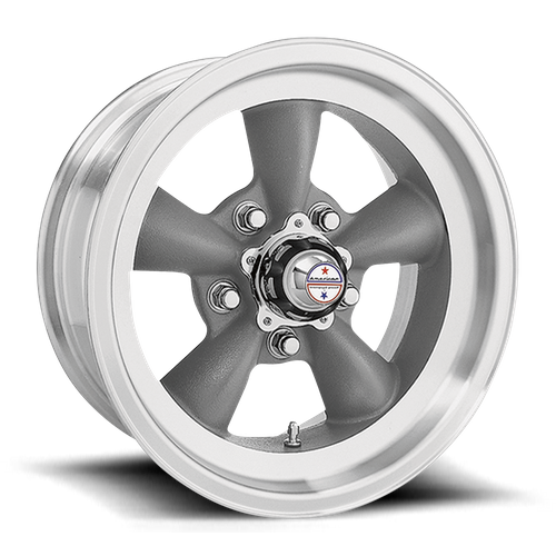 American Racing VN105 TORQ THRUST D 15x7 -6MM 5x120.65 TORQ THRUST GRAY W/ MACH LIP VN1055761