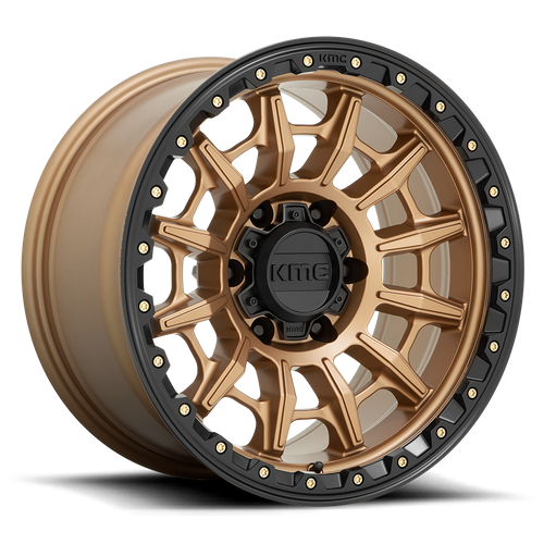 Kmc KM547 CARNAGE 17x9 0MM 6x139.7 MATTE BRONZE W/ BLACK LIP KM54779068600